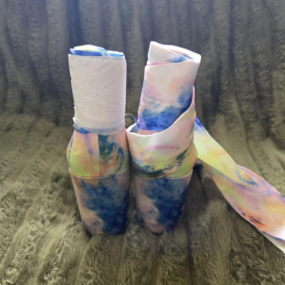 Jessica Simpson Vibrant Multicolor Heels - Picture 5 of 6